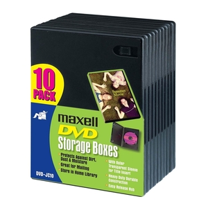 Maxell DVD-JC10 DVD Storage Boxes