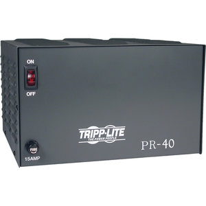 Tripp Lite by Eaton TAA-Compliant 40-Amp DC Power Supply, 13.8VDC, Precision Regulated AC-to-DC Conversion