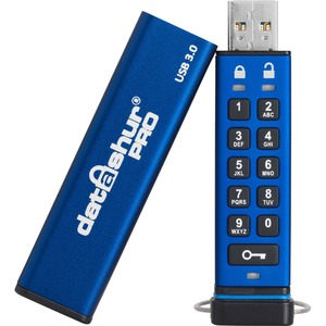 iStorage datAshur PRO 32 GB | Secure Flash Drive | FIPS 140-2 Level 3 Certified | Password protected | Dust/Water Resistant | IS-FL-DA3-256-32