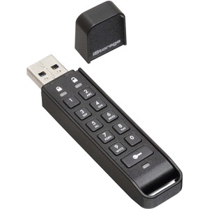 iStorage datAshur Personal2 64 GB | Secure Flash Drive | Password protected | Portable | Military Grade Hardware Encryption | USB 3.0 | IS-FL-DAP3-B-64