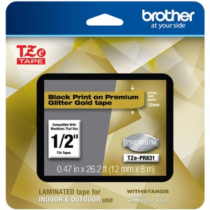 Brother TZe Premium Glitter Laminated Tape