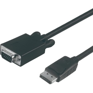 VisionTek DisplayPort to VGA 2 Meter Cable (M/M)
