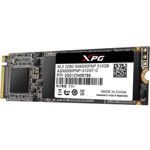 XPG SX6000 Pro ASX6000PNP-512GT-C 512 GB Solid State Drive