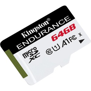 Kingston High Endurance 64GB MicroSD Card High Performance, 1080P, Full HD, Up to 95MB/S Read, (SDCE/64GB)