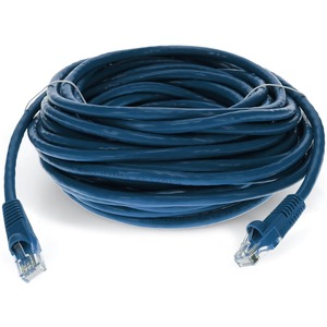 AddOn 15ft RJ-45 (Male) to RJ-45 (Male) Straight Blue Cat6 UTP PVC Copper Patch Cable