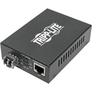 Tripp Lite by Eaton Gigabit Multimode Fiber to Ethernet Media Converter, POE+