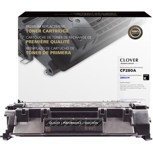 Clover Remanufactured Toner Cartridge Replacement for HP CF280A (HP 80A) | Black
