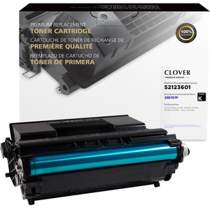 Clover Remanufactured Toner Cartridge Replacement for OKI 52123601 | Black