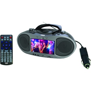 Naxa 7" LCD Bluetooth DVD Boombox
