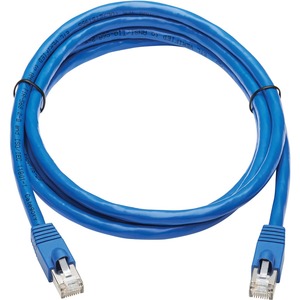 Tripp Lite Cat6a Patch Cable F/UTP Snagless w/ PoE 10G CMR-LP Blue M/M 6ft