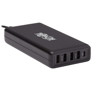 Tripp Lite by Eaton 5-Port USB-C Charger, 110W, 1x USB-C PD 3.0 PD port (86W) and 4x USB-A Auto-sensing ports,USB-IF certified