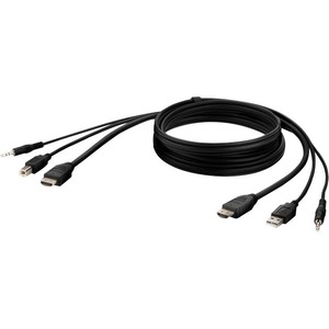 Belkin HDMI High Retention + USB A/B + Audio Passive Combo KVM Cable