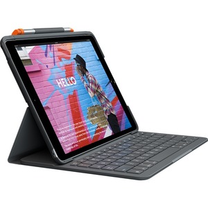 Logitech Slim Folio Keyboard/Cover Case (Folio) iPad (7th Generation), iPad (8th Generation), iPad (9th Generation) Tablet
