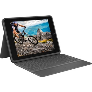 Logitech Rugged Folio Rugged Keyboard/Cover Case (Folio) Apple, Logitech iPad (7th Generation), iPad (8th Generation), iPad (9th Generation) Tablet