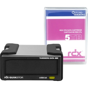 Overland Tandberg RDX QuikStor External drive kit with 5TB HDD, USB3+