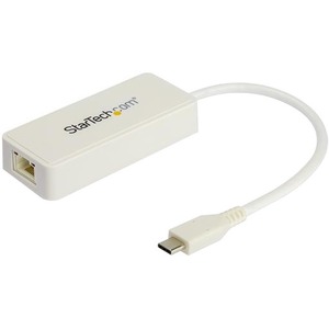 StarTech.com USB C to Gigabit Ethernet Adapter with USB A Port