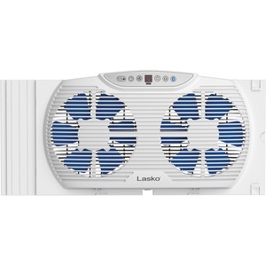 Lasko Electrically Reversible Twin Window Fan with Bluetooth