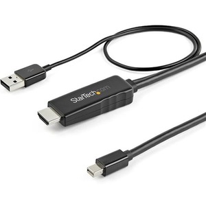 StarTech.com 6ft (2m) HDMI to Mini DisplayPort Cable 4K 30Hz