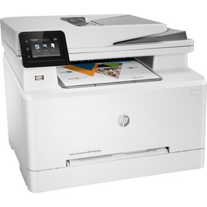 HP LaserJet Pro M283 M283fdw Laser Multifunction Printer-Color-Copier/Fax/Scanner-21 ppm Mono/21 ppm Color Print-600x600 dpi Print-Automatic Duplex Print-40000 Pages-251 sheets Input-1200 dpi Optical Scan-Wireless LAN-Mopria