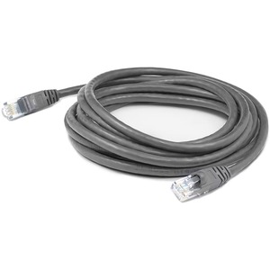 AddOn 3ft RJ-45 (Male) to RJ-45 (Male) Straight Gray Cat6 UTP PVC Copper Patch Cable