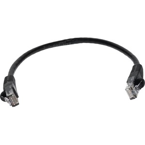 AddOn 7ft RJ-45 (Male) to RJ-45 (Male) Straight Black Cat6 UTP PVC Copper Patch Cable