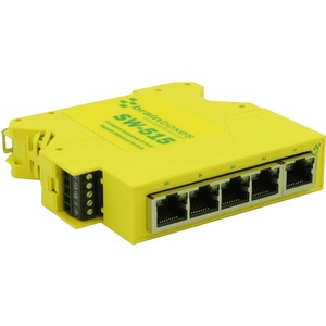 Brainboxes Compact Industrial 5 Port Gigabit Ethernet Switch DIN Rail Mountable