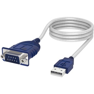 Sabrent USB 2.0 to Serial (9-Pin) DB-9 RS-232 Converter Cable, 6-Feet