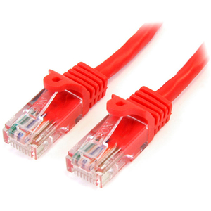 StarTech.com 50 ft Red Snagless Cat5e UTP Patch Cable