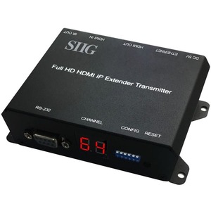 Full HD HDMI Extender over IP with PoE, RS-232 & IR