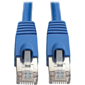 Tripp Lite Cat6a Ethernet Cable 10G STP Snagless Shielded PoE M/M Blue 6ft
