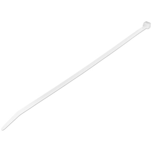 100 PK XL 10" White Cable Ties