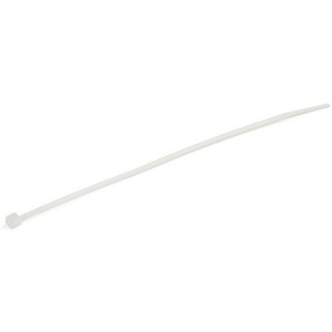 100 PK MED 6" White Cable Ties