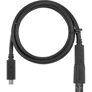 Targus 1M USB-C Male to USB-C Male Cable with USB-A Tether
