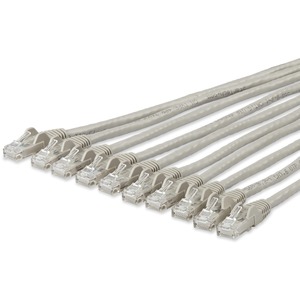 CAT6 ETHERNET CABLE GRAY 10 PACK 10FT
