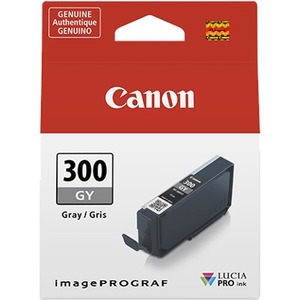 Canon PFI-300 Lucia PRO Ink, Gray, Compatible to imagePROGRAF PRO-300 Printer, Standard (4200C002)