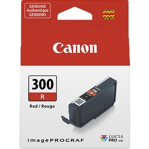 Canon PFI-300 Lucia PRO Ink, Red, Compatible to imagePROGRAF PRO-300 Printer