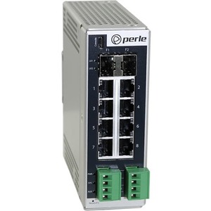 Perle Industrial Managed Ethernet Switch with 10 ports