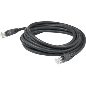 AddOn 5ft RJ-45 (Male) to RJ-45 (Male) Straight Black Cat.6 UTP PVC Copper Patch Cable