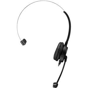Adesso USB Single-Sided Headset with Adjustable Microphone- Noise Cancelling- Mono