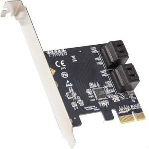 SYBA Multimedia 4 Port SATA III PCI-e 3.0 x1 Card Non-Raid with Low Profile Bracket