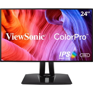ViewSonic VP2468a 24" ColorPro 1080p IPS Monitor with 65W Powered USB C, RJ45, sRGB, and Daisy Chain