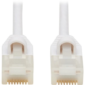 Tripp Lite Safe-IT Cat6a Ethernet Cable Antibacterial Snagless Slim M/M 2ft