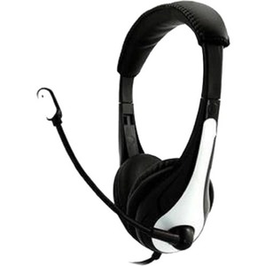 Ergoguys Wired Headset with 3.5mm Plug, Black/White