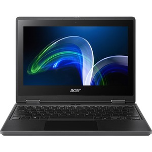 Acer TravelMate Spin B3 11.6" Touchscreen Convertible 2 in 1 Notebook HD Intel Celeron N5100 4GB RAM 128GB eMMC Intel UHD Graphics Shale Black
