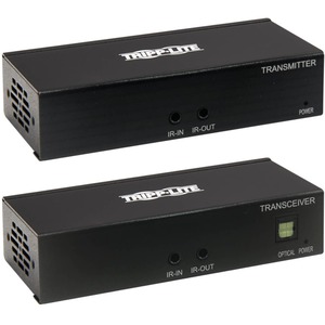 Tripp Lite by Eaton HDMI over Cat6 Extender Kit, Transmitter and Receiver with Repeater, 4K 60Hz, 4:4:4, IR, HDR, PoC, 230 ft., TAA