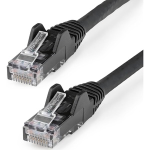 StarTech.com 6ft (1.8m) CAT6 Ethernet Cable, LSZH (Low Smoke Zero Halogen) 10 GbE Snagless 100W PoE UTP RJ45 Black Network Patch Cord, ETL
