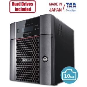 Buffalo TeraStation 5420DN Windows Server IoT 2019 Standard 32TB 4 Bay Desktop (4x8TB) NAS Hard Drives Included RAID iSCSI
