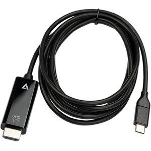 V7 USB-C Male to HDMI 2.0 Male 21.6 Gbps 4K UHD