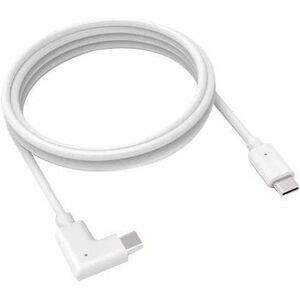 Compulocks 6ft Charge & Data USB-C to USB-C 90-Degree Cable Right Angle White