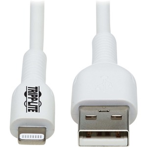 Tripp Lite Safe-IT M100AB-03M-WH Sync/Charge Lightning/USB Antimicrobial Data Transfer Cable